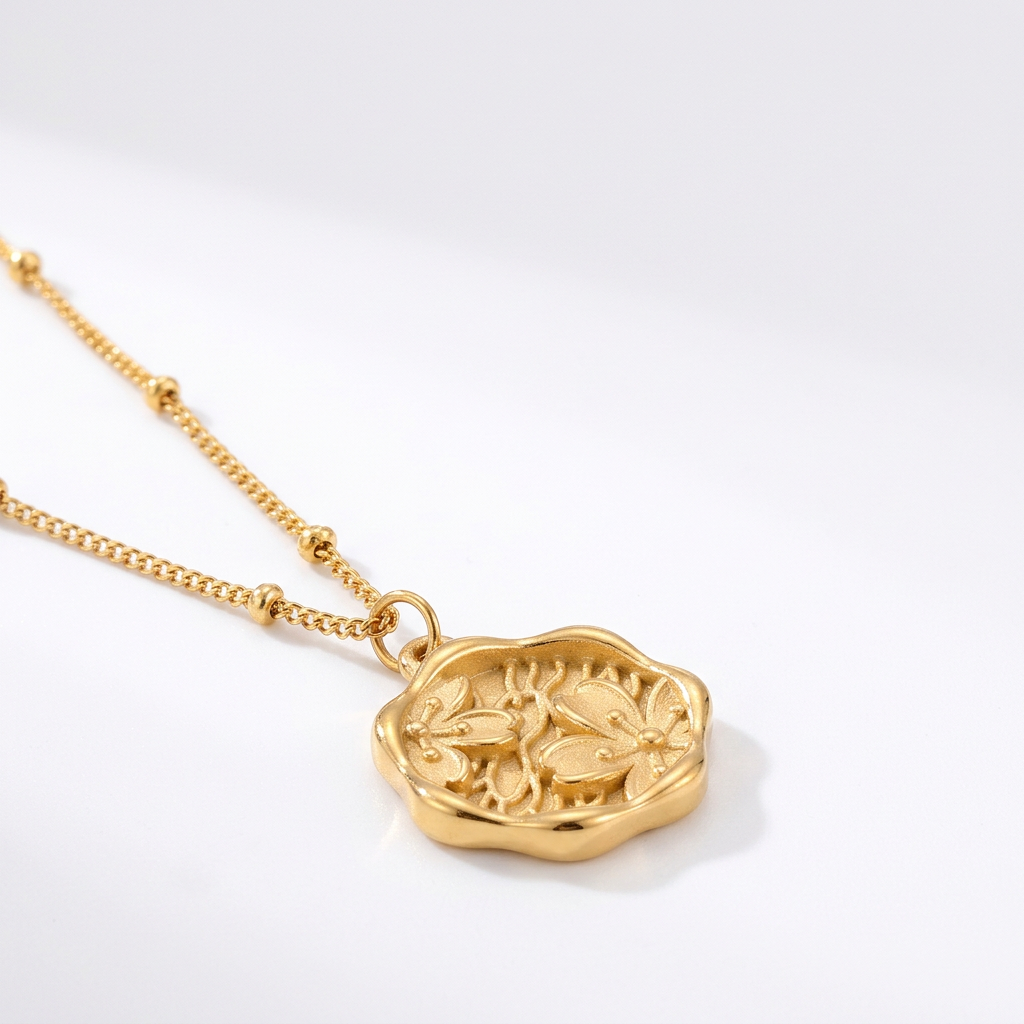 Sakura Mizu Gold Pendant