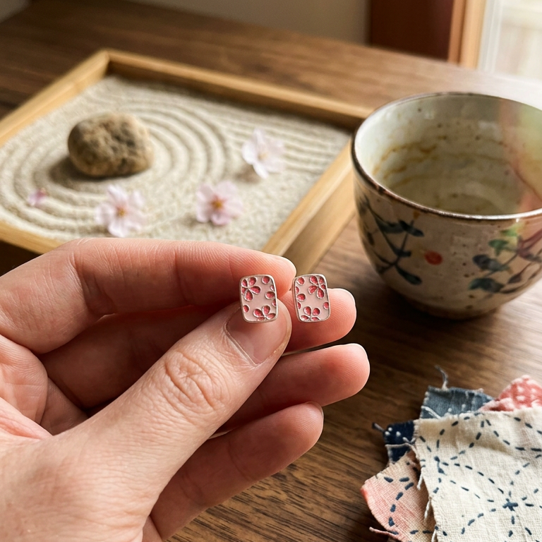 The Sakura Essence Studs