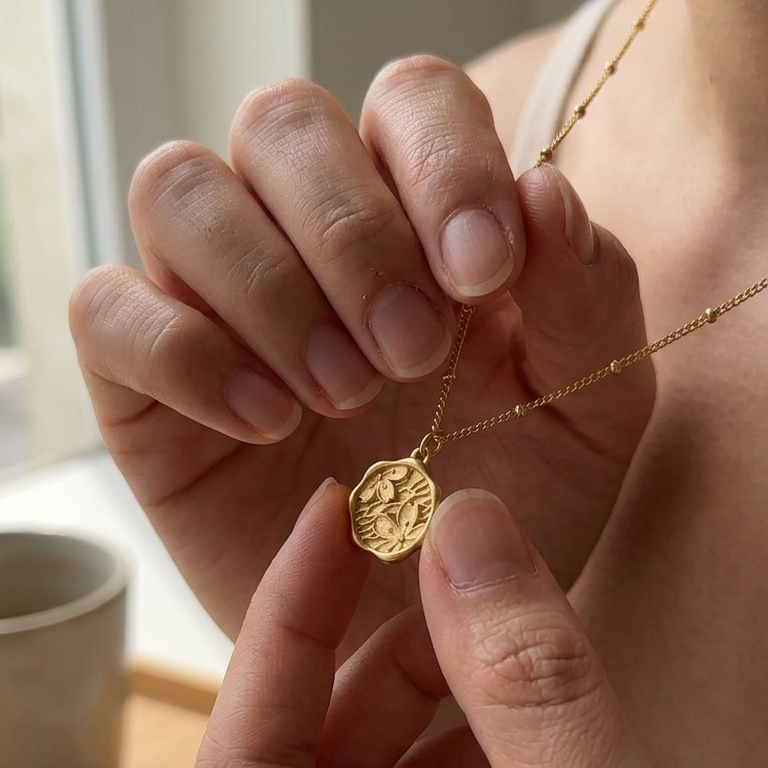 Sakura Mizu Gold Pendant